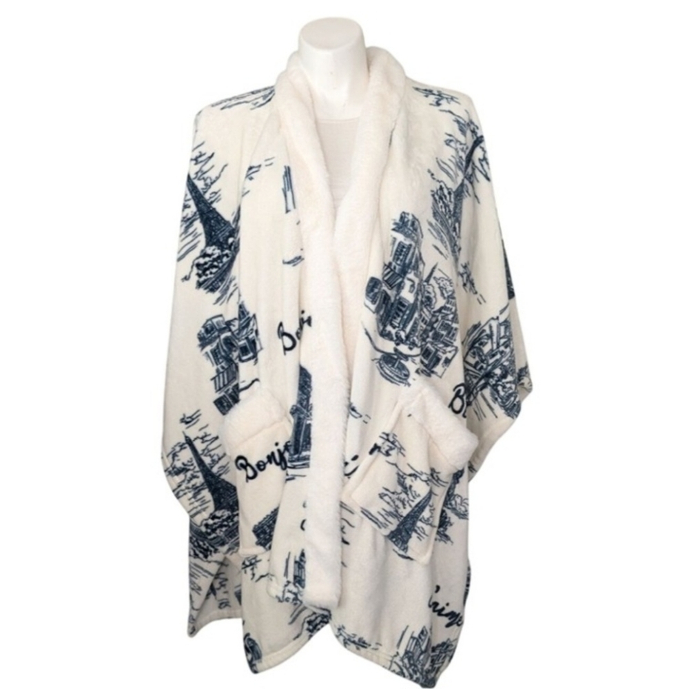 Charter Club Cozy Plush Wrap Paris